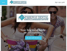 Tablet Screenshot of parkwaydentalnavarre.com